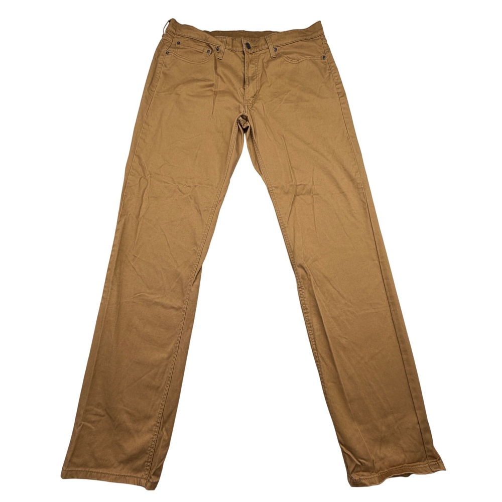 Levi's 541 Pants Mens 36x36 Brown Athletic Taper Chino Cotton Stretch